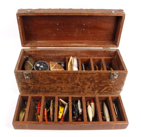 wooden tackle boxes history